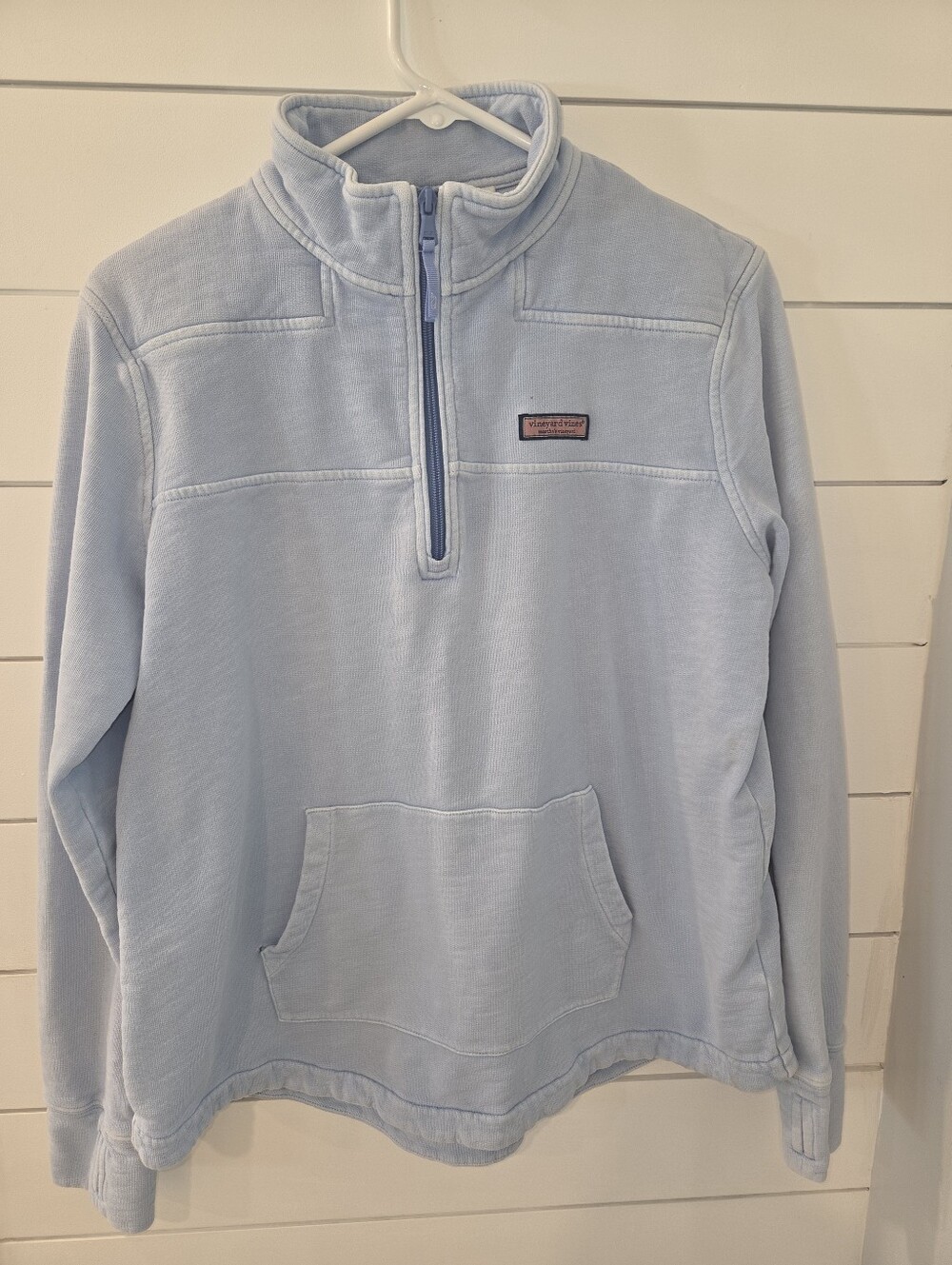 Vineyard Vines Pale Blue Half-Zip Pullover